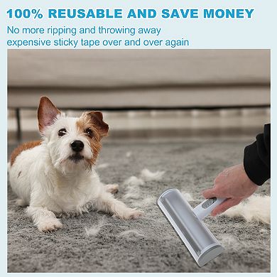Pet Hair Removal Tool, Lint Roller for Pet Hair, Carpet Rake, Pet Hair Remover Roller