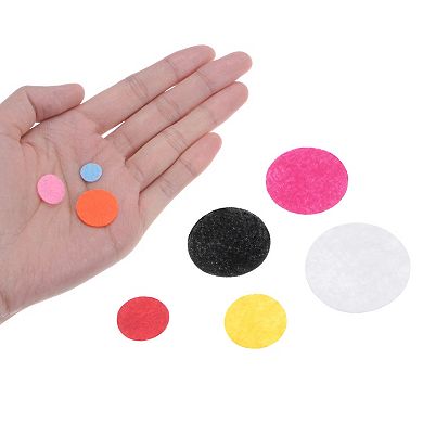200 Pcs Round Felt Circles, 3/8" Pre Cut Felt Craft Pads Non-Woven Mini Felt Fabric Circles