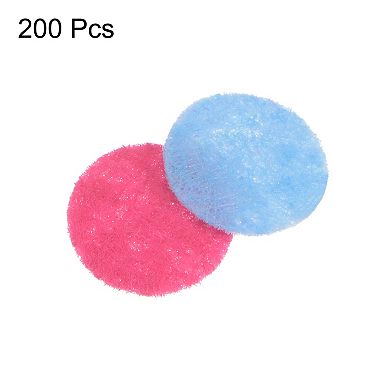 200 Pcs Round Felt Circles, 3/8" Pre Cut Felt Craft Pads Non-Woven Mini Felt Fabric Circles