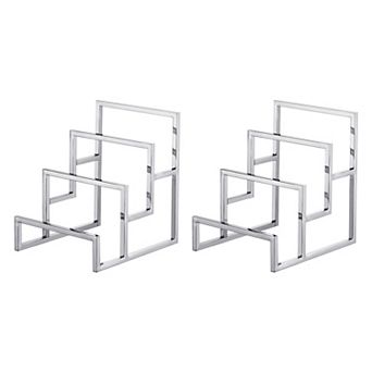 Clutch Purse Display Stand 3 Layer Wallet Display Rack Metal Clutch Holder Riser 2 pc