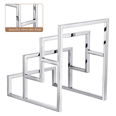 Clutch Purse Display Stand 3 Layer Wallet Display Rack Metal Clutch Holder Riser 2 Pcs