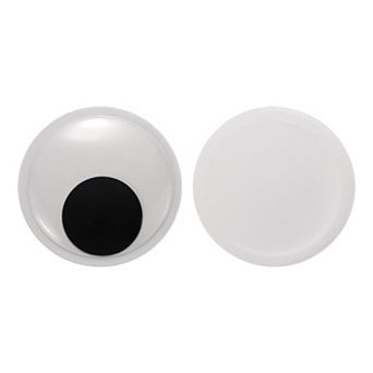 Wiggly Eyes with Self-Adhesive Googly Eyes 8 pc Sticky Wiggle Fake Eyeball Plastic Eyes 7.1"