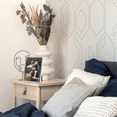 Smooth Metal Picture Frame Photo, Horizontal and Vertical Photo Formats Office Home Tabletop 6"x8"