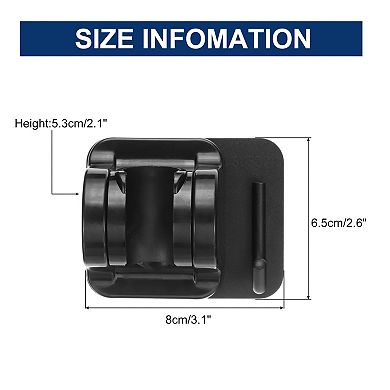 1PC Handheld Shower Head Holder with Hanger Hook, Strong and Adjustable Shower Wand Holder