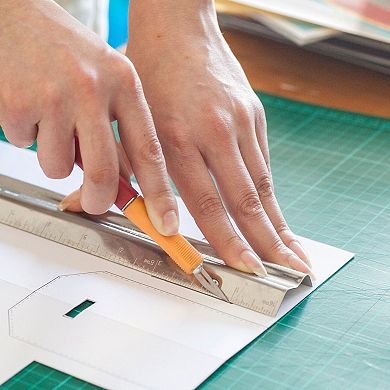 60 Pcs Exacto Knife Blades, Hobby Knife Replacement Blades Spare Precision Exacto Blades Refills