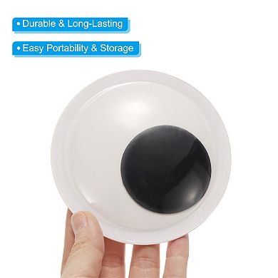 Wiggly Eyes with Self-Adhesive Googly Eyes 8Pcs Sticky Wiggle Fake Eyeball Plastic Eyes 3.9"