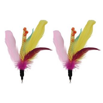 2 pc Cat Wand Replacement for Pet Cat Wand Refill Attachments