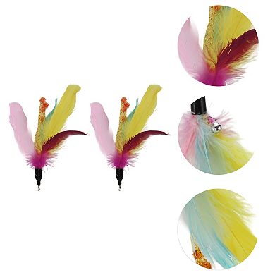 2 Pcs Cat Wand Replacement for Pet Cat Wand Refill Attachments