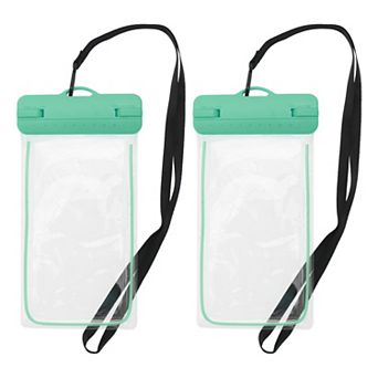 2 pc Luminous Mobile Waterproof Bag Universal Waterproof Case Compatible for Phone 4.92"x9.65"
