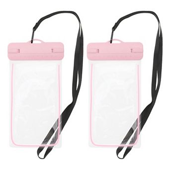 2 pc Luminous Mobile Waterproof Bag Universal Waterproof Case Compatible for Phone 4.92"x9.65"