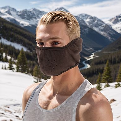 Two-in-one Face Mask Ear Protection Balaclava for Cycling 1 Pc