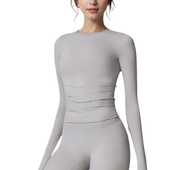 Women's Long Sleeve Seamless Activewear Top