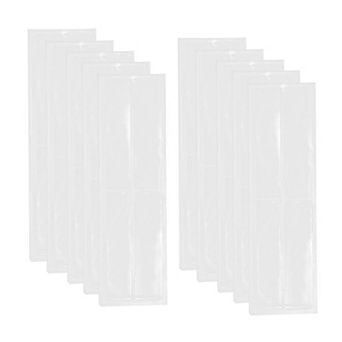 Index Card Pockets, Label Holder with Top Open, Label Pockets for Index Cards 4.33"x1.18" 40 pc