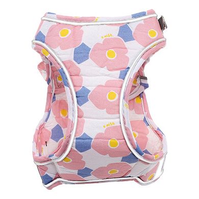 Puppy Dog Harness and Leash Set W/ Reflective Strips, Magic Tapes Pet Harness for Walkings