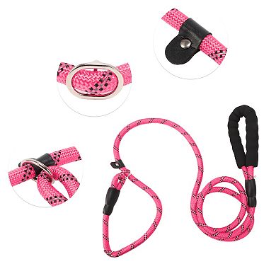Dog Leash, Nylon Dog Leash, Sponge Handle Reflective Rope, for Dogs, Length 180cm Diameter 1/2"