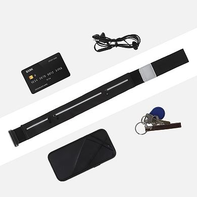 Waist Pack Bag, Running Belt Fanny Pack for Hiking Cycling Workout, Reflective Runners Belt