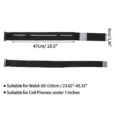Waist Pack Bag, Running Belt Fanny Pack for Hiking Cycling Workout, Reflective Runners Belt