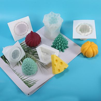 Candle Mould Silicone Candle Mould Cube Silicone Moulds 3D Candle Soap Silicone Moulds