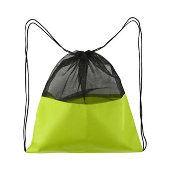 Drawstring Backpacks Adjustable, Mesh Ball Bag for Football Basketball Volleyball Sports Bag