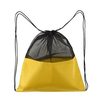 Drawstring Backpacks Adjustable, Mesh Ball Bag for Football Basketball Volleyball Sports Bag