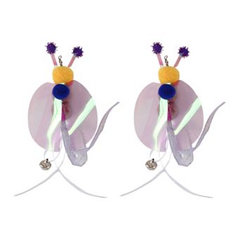 2 pc Cat Wand Replacement Cat Wand Refill Attachments for Cats