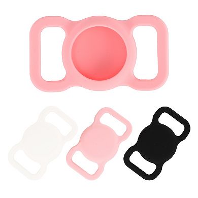 3 Pcs Dog Collar Holder, Protective Case for Airtag GPS Tracker, Fit for Dog Cat Collar Accessories