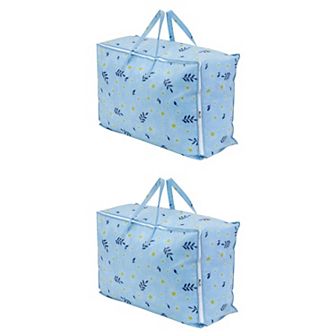 2 pc Storage Bags, Moving Bags for Organizing Clothing, Closet Organizers with Handles