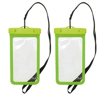 2 pc Mobile Waterproof Bag Universal Waterproof Case Compatible for Phone 4.53"x8.27"