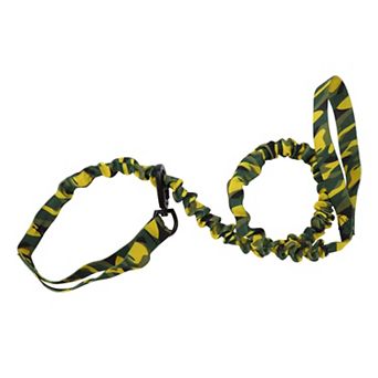 Dog Leash, Double Handle Elastic Rope, for Small Medium Large Dogs, Length 110-160cm Diameter 0.98"