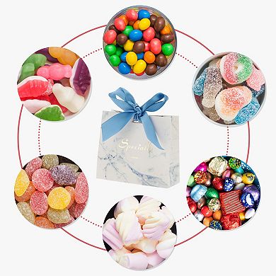 20 Pcs Gift Boxes, Candy Gift Boxes with Ribbons, Favour Boxes, Paper Gift Boxes 4.53"x1.77"x3.94"