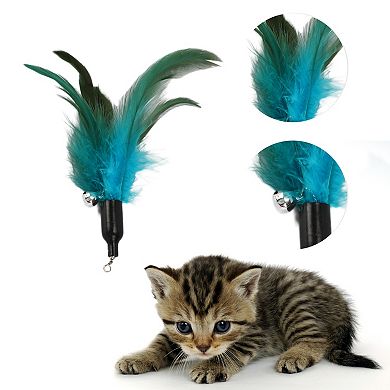 3 Pcs Cat Wand Replacement for Interactive Cat Wand Refill Attachments