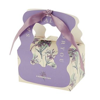 20 pc Gift Boxes, Candy Gift Boxes with Ribbon, Favour Boxes, Floral Pattern 3.94"x2.56"x2.36"