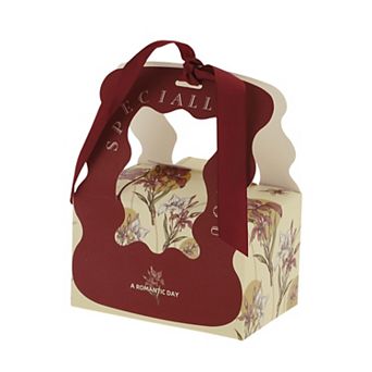 20 pc Gift Boxes, Candy Gift Boxes with Ribbon, Favour Boxes, Floral Pattern 3.94"x2.56"x2.36"