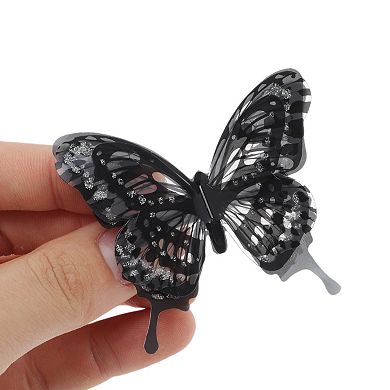 Duckbill Butterfly Hair Clips for Daily Black 1 Pc