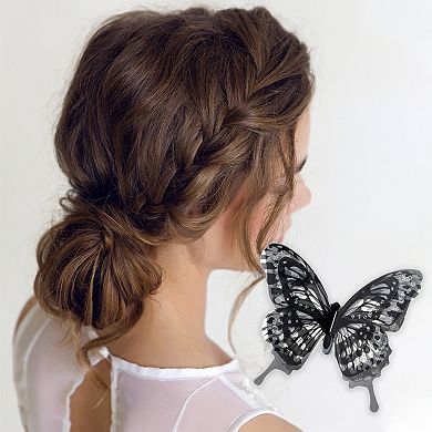 Duckbill Butterfly Hair Clips for Daily Black 1 Pc