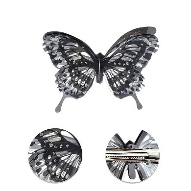 Duckbill Butterfly Hair Clips for Daily Black 1 Pc