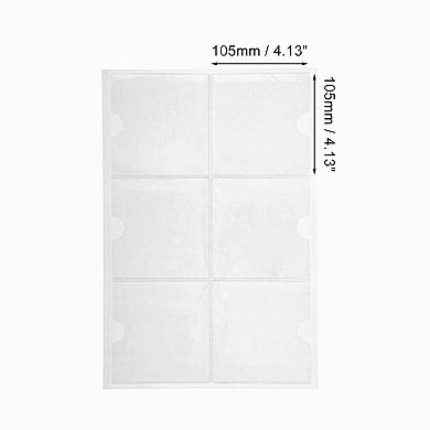 Self Adhesive Index Card Pockets, Label Holder with Top Open, Label Pockets for Index Cards 30 Pcs