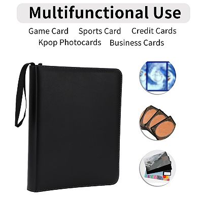 business card holder sleeves Handmade Leather Business Card Holder With 2 Credit Card Sleeves Brown main image 1