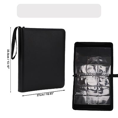card sleeve folder Vault X 12-Pocket XL Zip Binder for Trading Cards