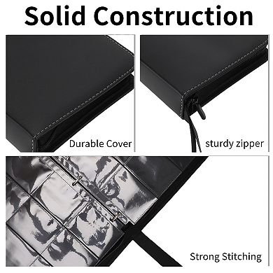 card binder sleeves target Zofly 9 Pocket Trading Card Zip Binder 540 Cards enhanced Baseball Car –  Toytooth main image 0