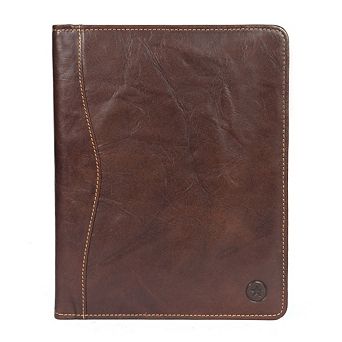 Executive Leather Document Folder by Aaron Leather Goods A4 Organizer
