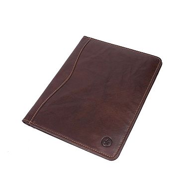 Executive Leather Document Folder by Aaron Leather Goods A4 Organizer