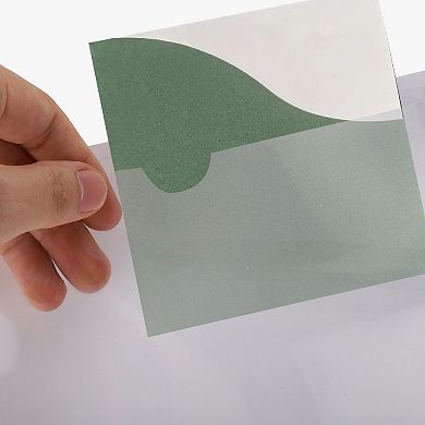 Self Adhesive Index Card Pockets, Adhesive Label Pockets for Index Cards, 12.2"x8.74", 5 Pcs