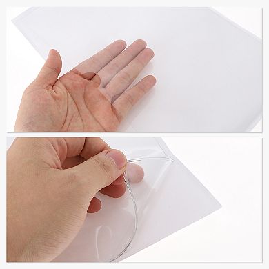 Self Adhesive Index Card Pockets, Adhesive Label Pockets for Index Cards, 12.2"x8.74", 5 Pcs