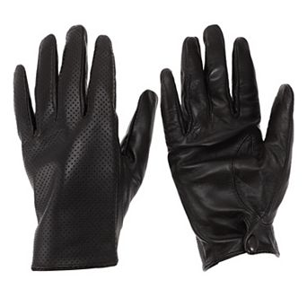 XL Motorcycle Gloves Breathable Full Finger Gloves Sheepskin Leather Outdoor Gloves 1 Pair