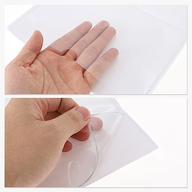 Index Card Pockets, Label Holder with Top Open, Label Pockets for Index Cards, 8.66"x6.14" 10 Pcs