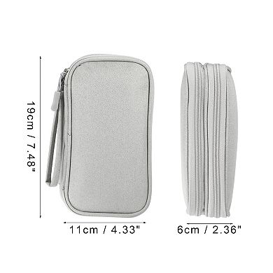 Electronic Organizer, Travel Cable, Electronic Accessories Storage Case, 7.48"x2.36"x4.33"