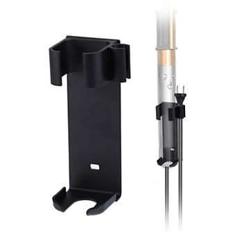 Wall Mounted Hair Dryer Holder for Curling Iron Diameter Less Than 45mm Black