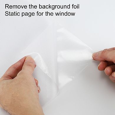 Window Privacy Film, One Way Daytime Privacy Static Cling, Clear, 157.48"x17.72"