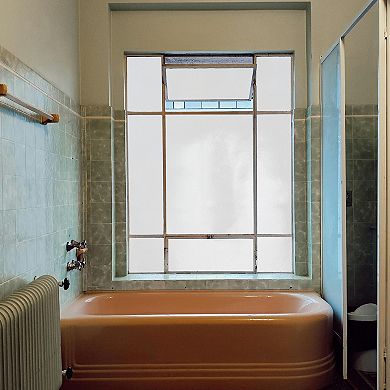 Window Privacy Film, One Way Daytime Privacy Static Cling, Clear, 157.48"x17.72"